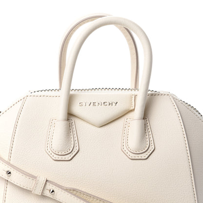 Givenchy Sugar Goatskin Mini Antigona Off White 10 of 10