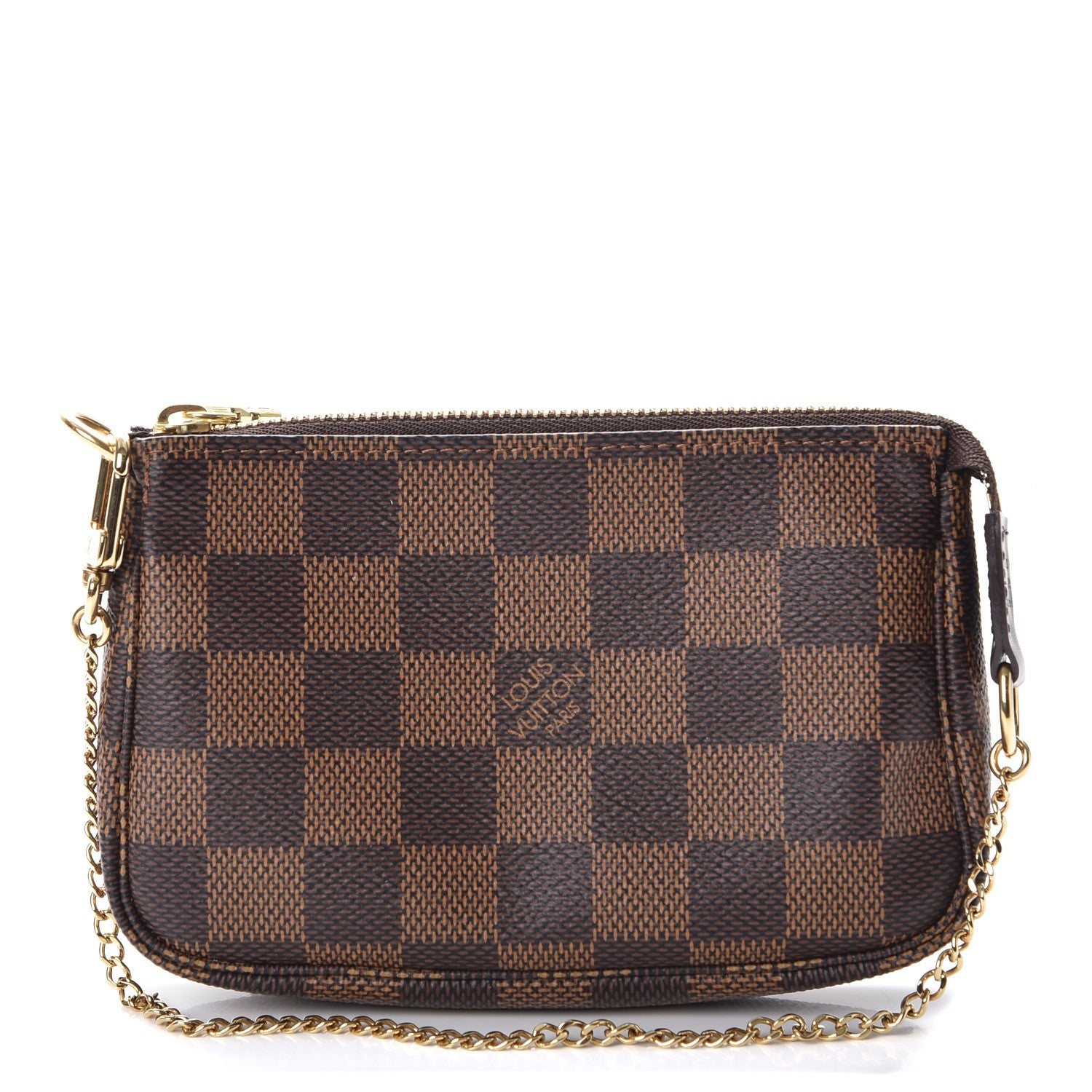 Louis Vuitton Damier Ebene Mini Pochette Accessories 1 of 8