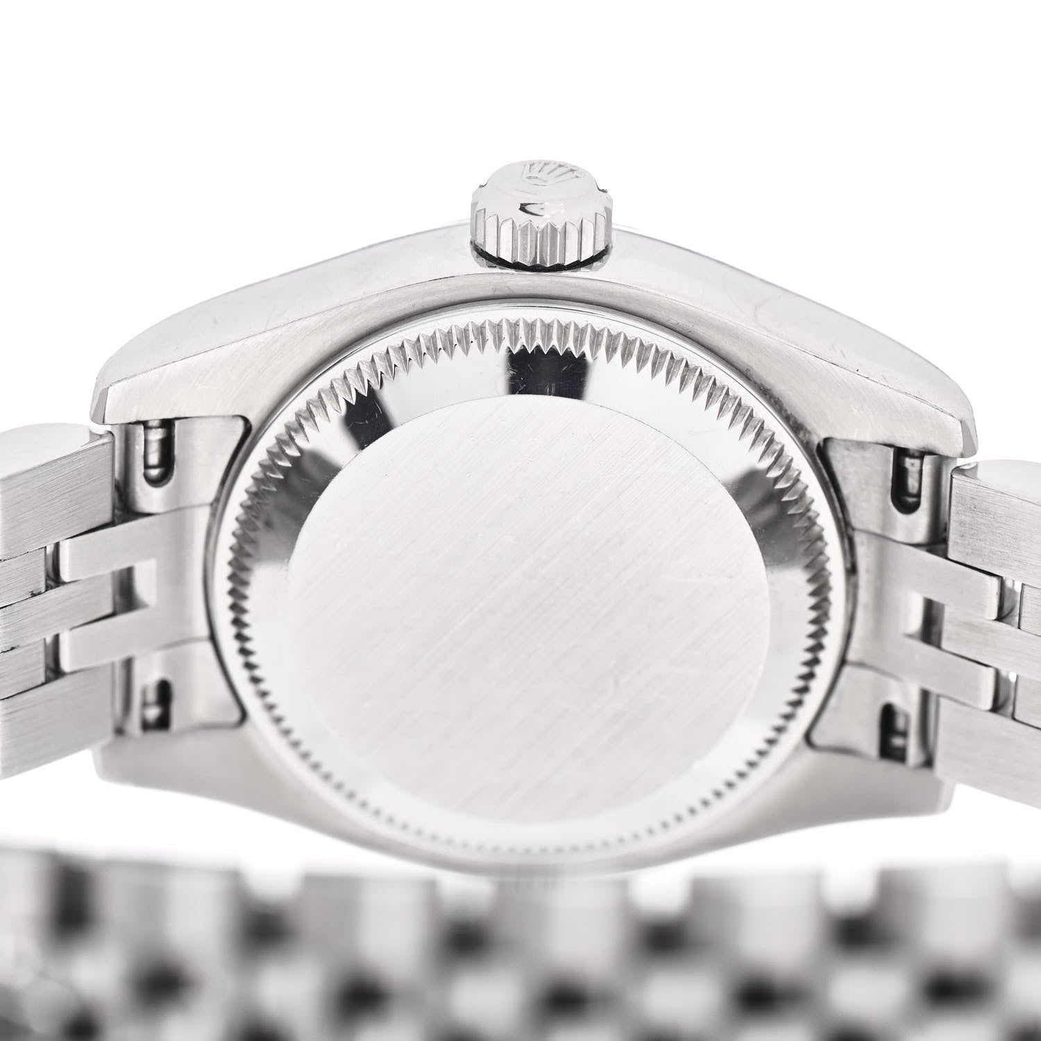 Rolex Stainless Steel 18K White Gold 26mm Oyster Perpetual Datejust Watch White Roman 179174 4 of 4