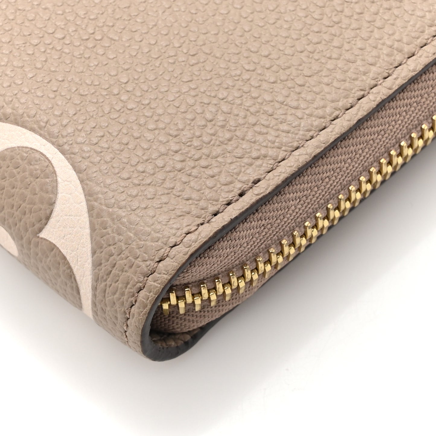 Empreinte Monogram Giant Zippy Wallet Tourterelle Creme