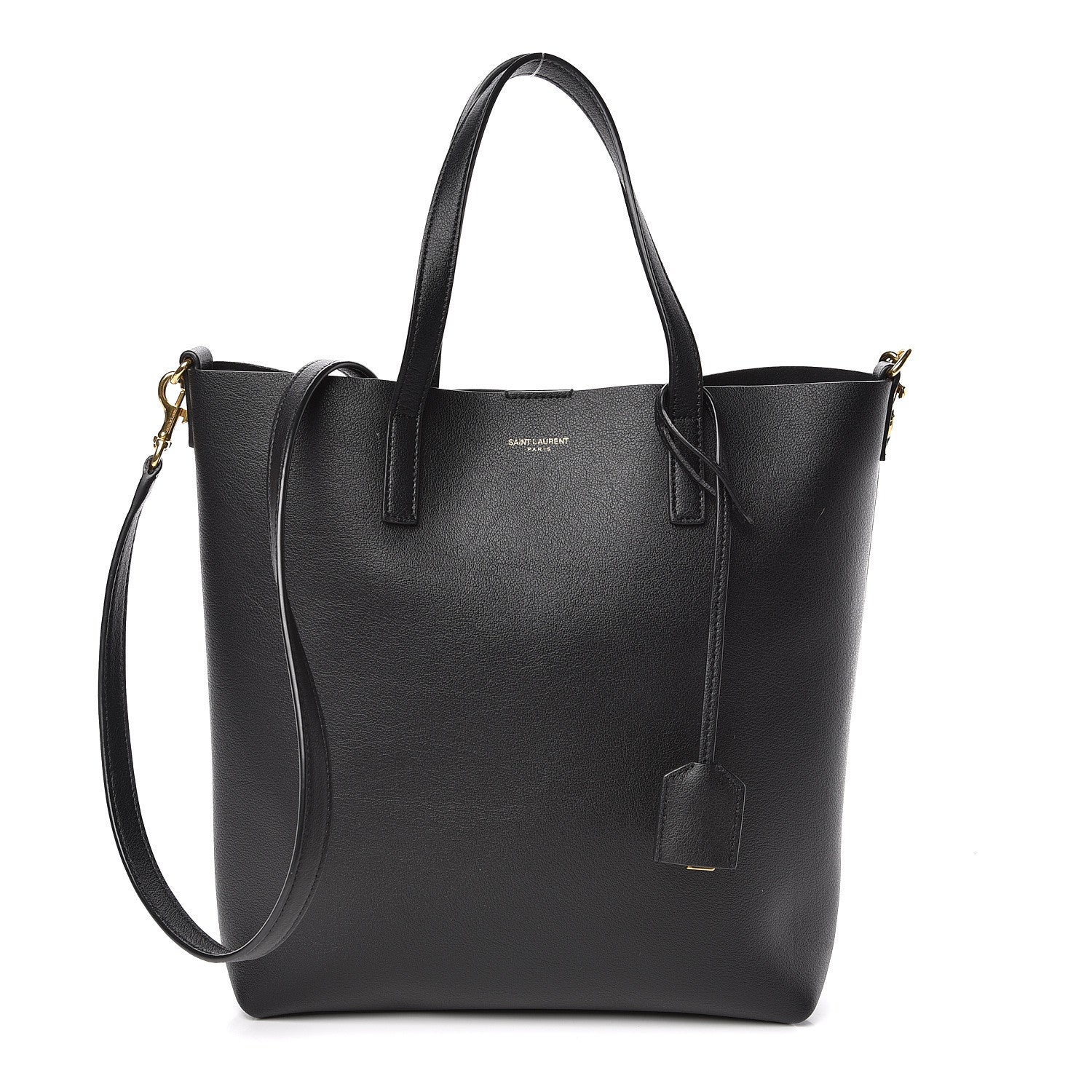 Saint Laurent Calfskin Toy Shopping Tote Black 1 of 10