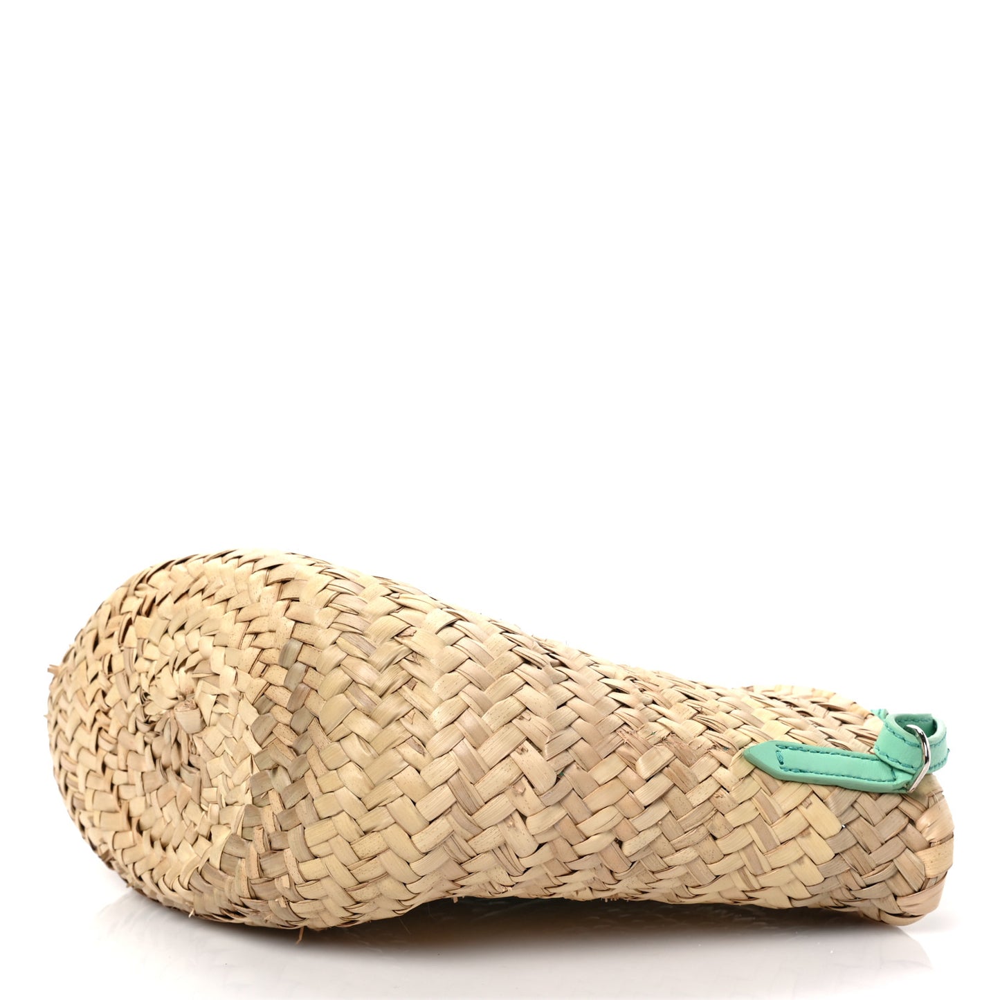 Raffia Small Macy Tote Natural Mint