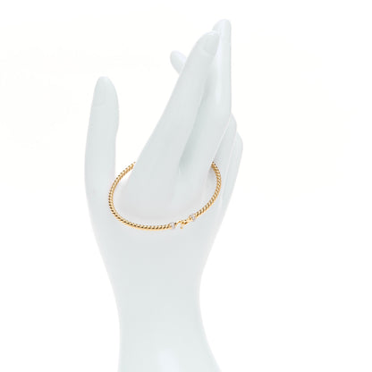 David Yurman 18K Yellow Gold Diamond 2.6mm Cable Collectibles Buckle Bracelet 2 of 5
