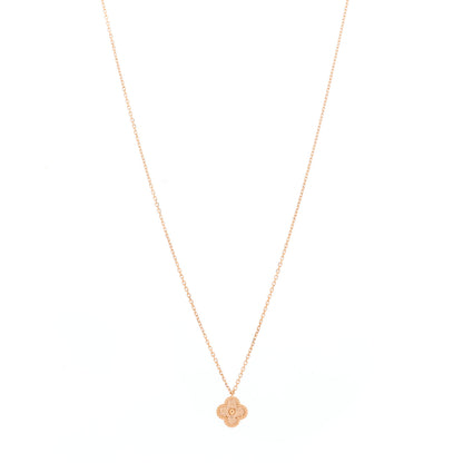 Van Cleef & Arpels 18K Rose Gold Sweet Alhambra Pendant Necklace 1 of 5