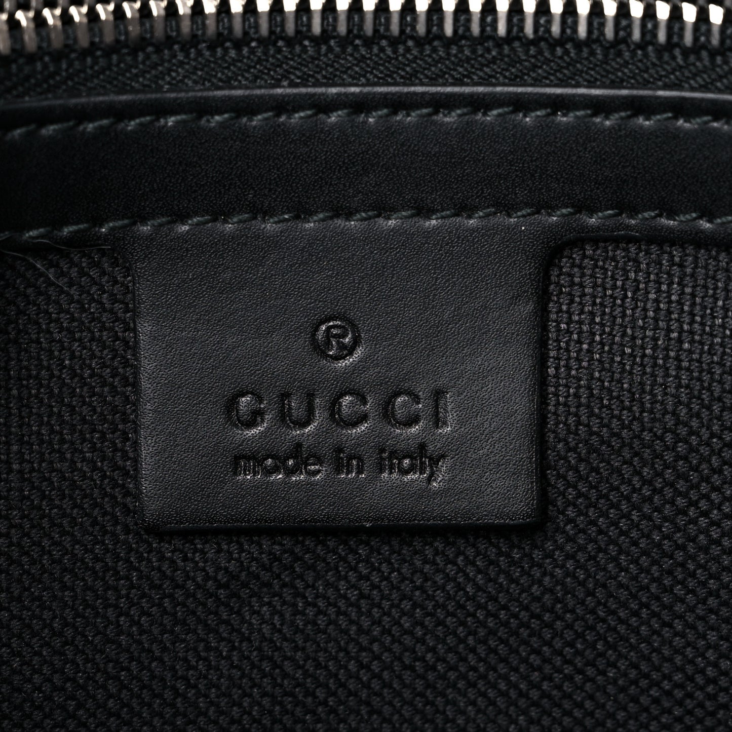 Soft GG Supreme Monogram Web Belt Bag Black Grey