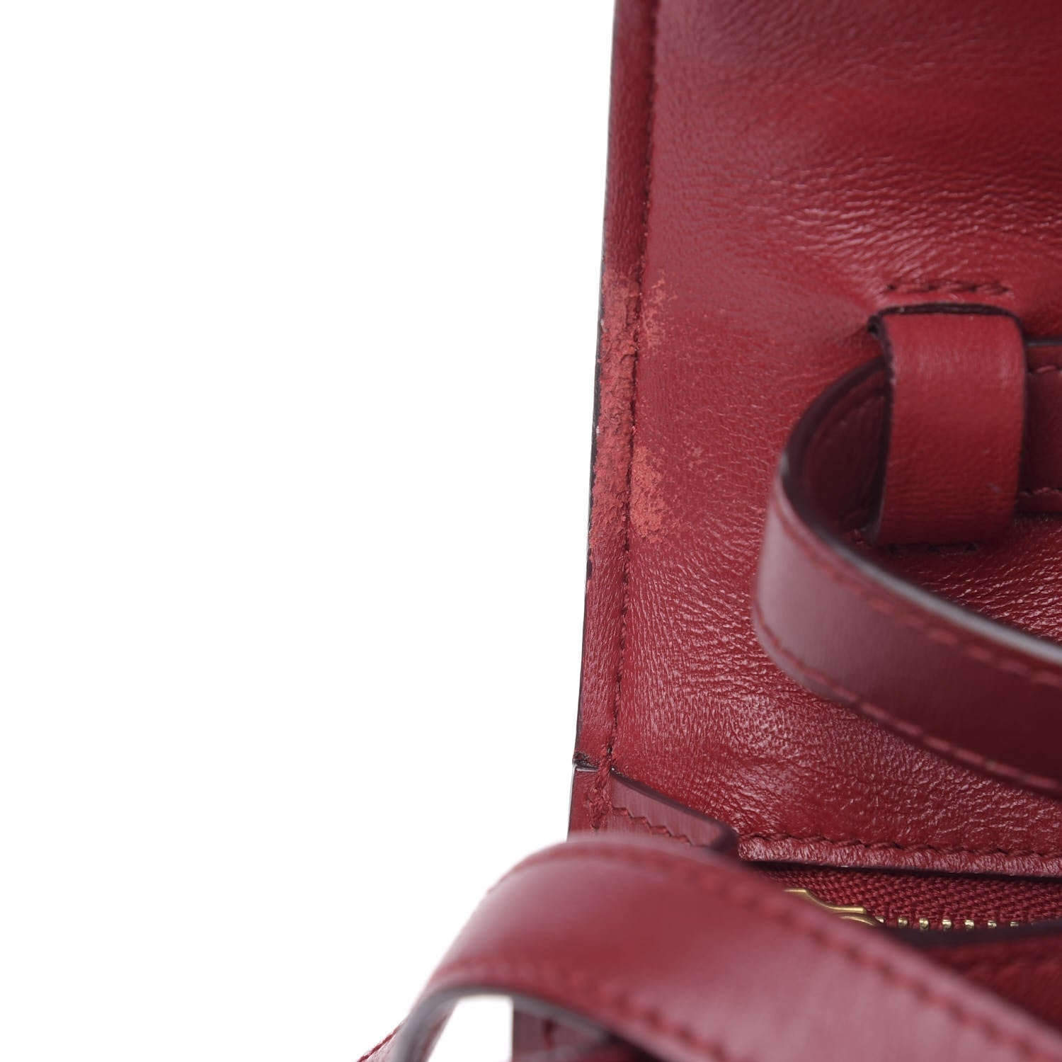 Celine Box Calfskin Small Classic Box Flap Bag Red 12 of 12