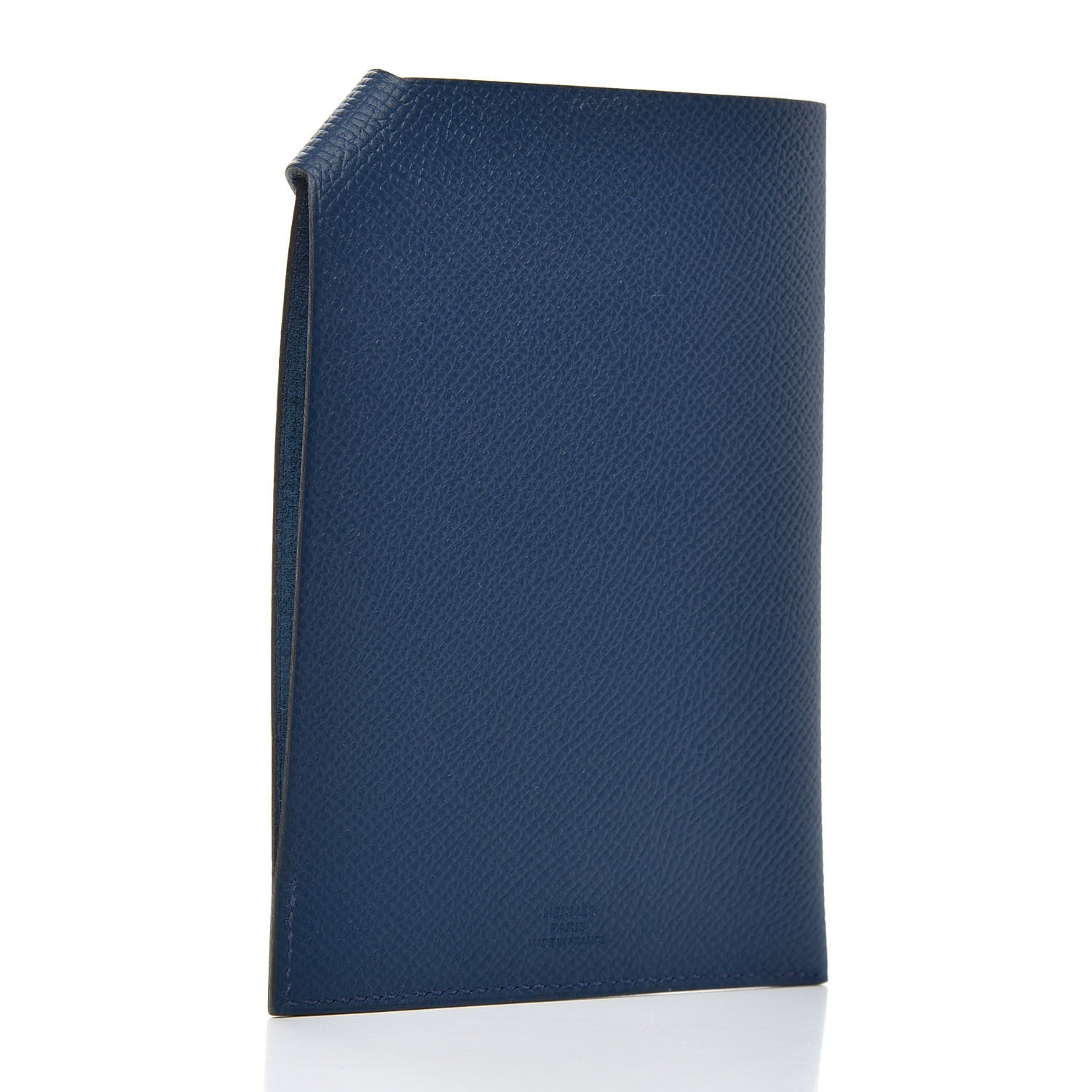 Hermes Epsom Tarmac PM Passport Holder Deep Blue 3 of 6
