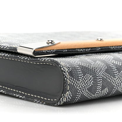 Goyard Goyardine Monte Carlo Bois Clutch Grey 8 of 11