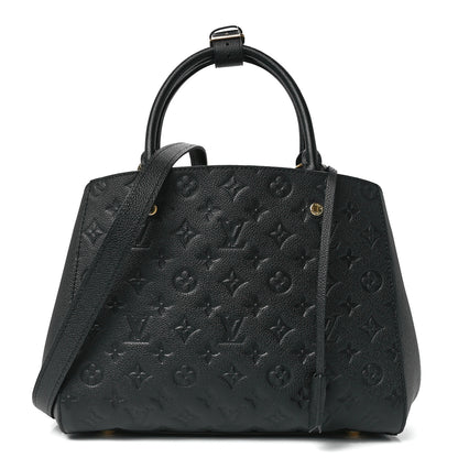 Louis Vuitton Empreinte Montaigne MM Black 1 of 11