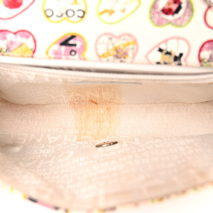 Chanel Canvas Coco Hearts Small Flap Bag Pink 5 of 12