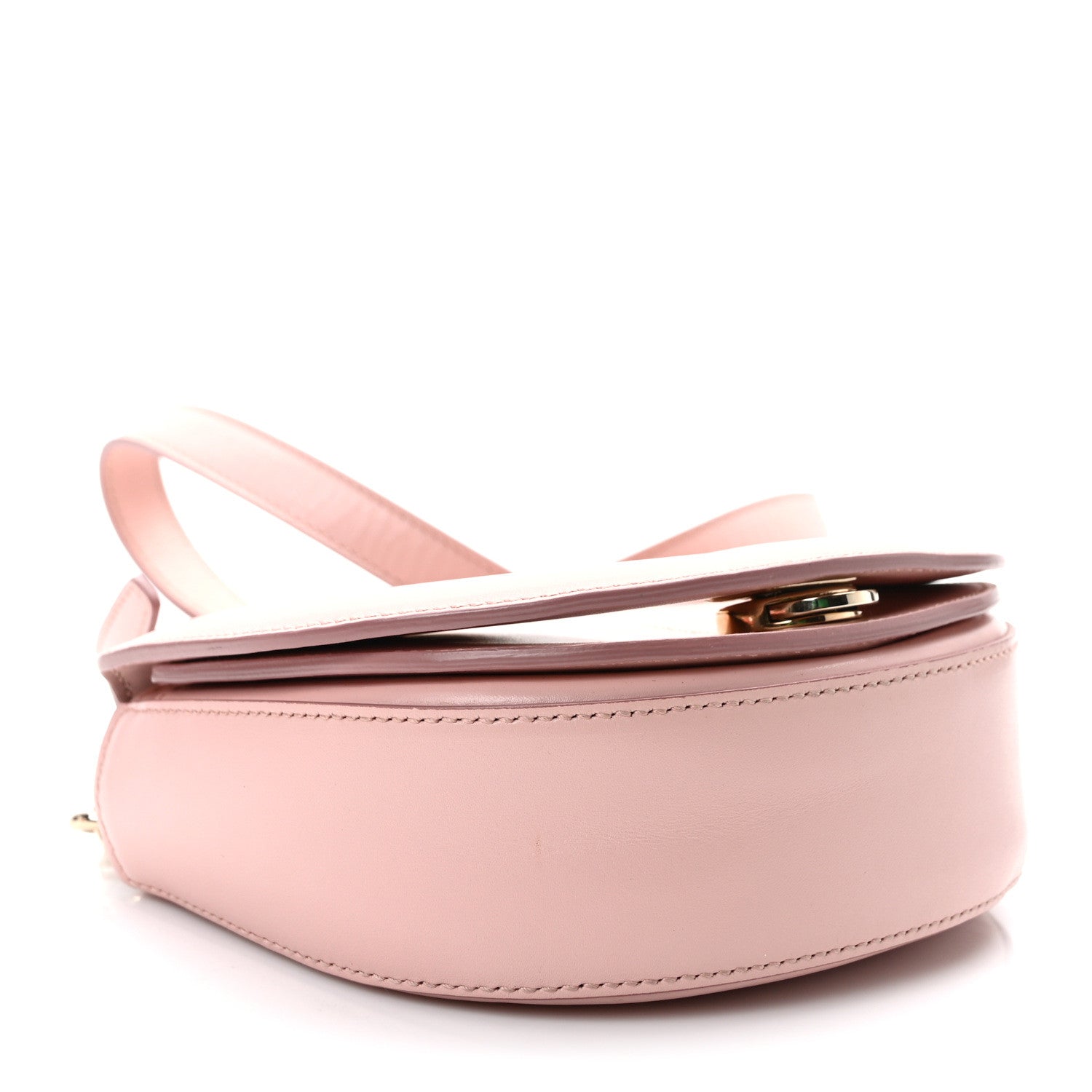 Salvatore Ferragamo Calfskin Vela Crossbody Flap Bag Antique Rose 4 of 9