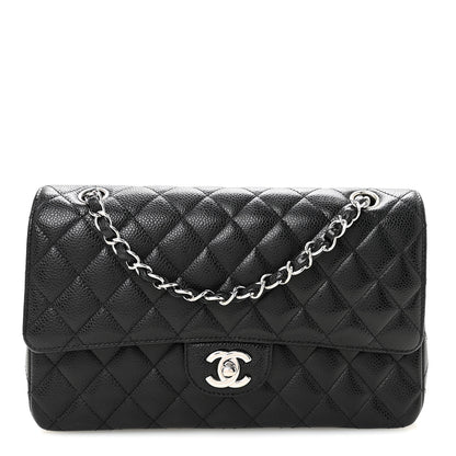 Chanel Caviar Quilted Medium Double Flap Black 1 of 10