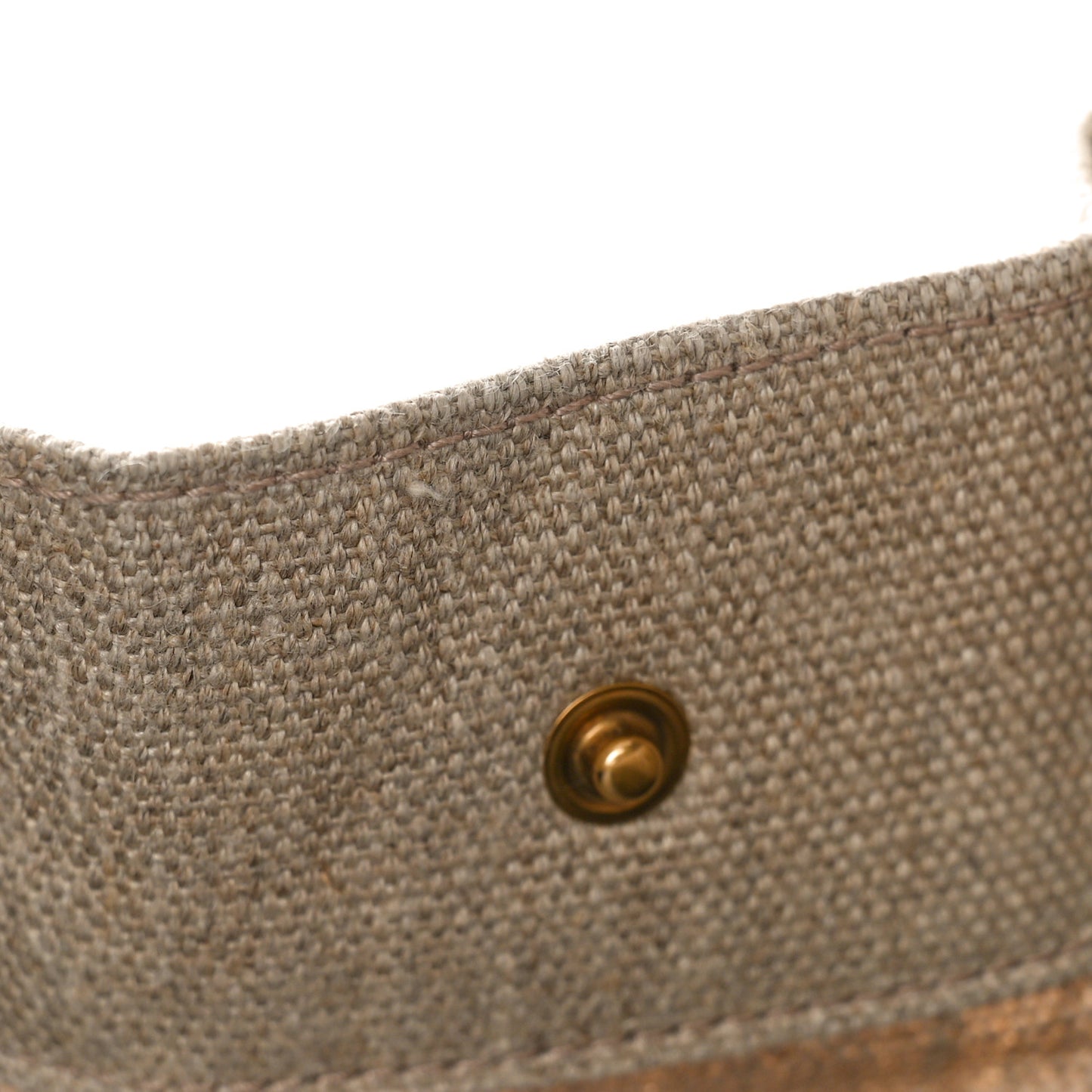Embroidered Cotton Linen Rive Gauche Noe Tote Natural Black