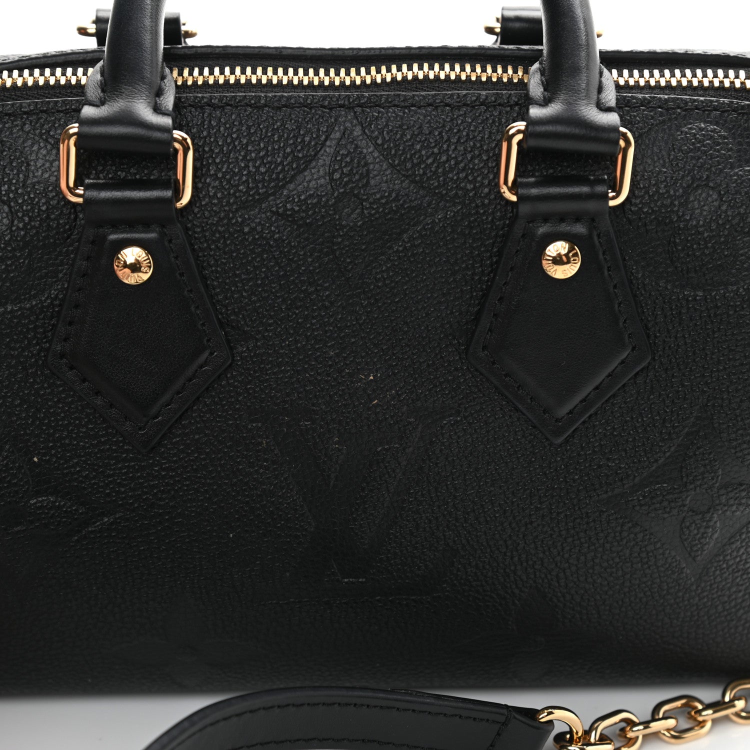 Louis Vuitton Empreinte Monogram Giant Speedy Bandouliere 20 Black 10 of 11