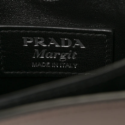 Prada City Calfskin Small Margit Bag Argilla Black 6 of 8