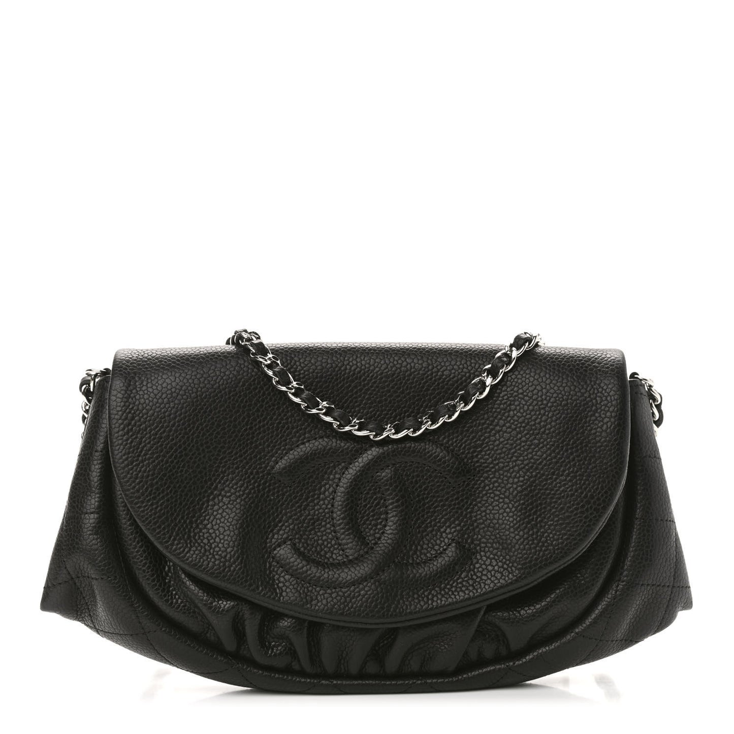 Caviar Half Moon Wallet On Chain WOC Black