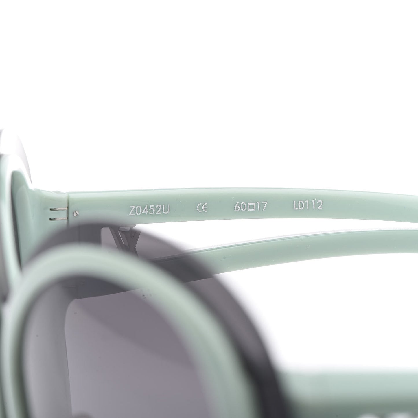 Acetate Two-Tone Frame Flore Sunglasses Z0452U Green