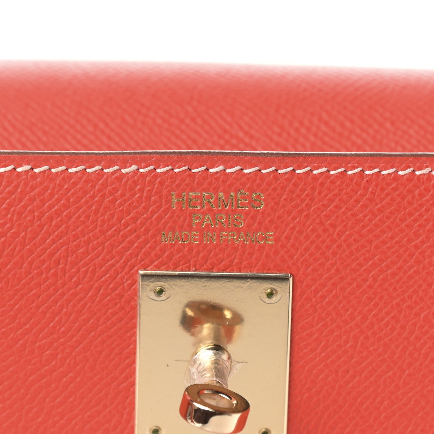 Hermes Epsom Candy Kelly Retourne 35 Rose Jaipur Gold 6 of 11