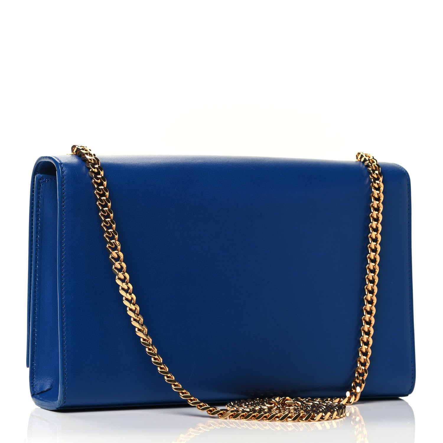 Saint Laurent Smooth Calfskin Medium Classic Monogram Kate Tassel Satchel Royal Blue 2 of 4