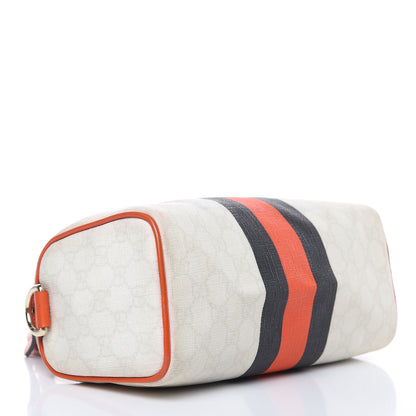 Gucci GG Plus Monogram Web Stripe Small Joy Boston Orange 4 of 19