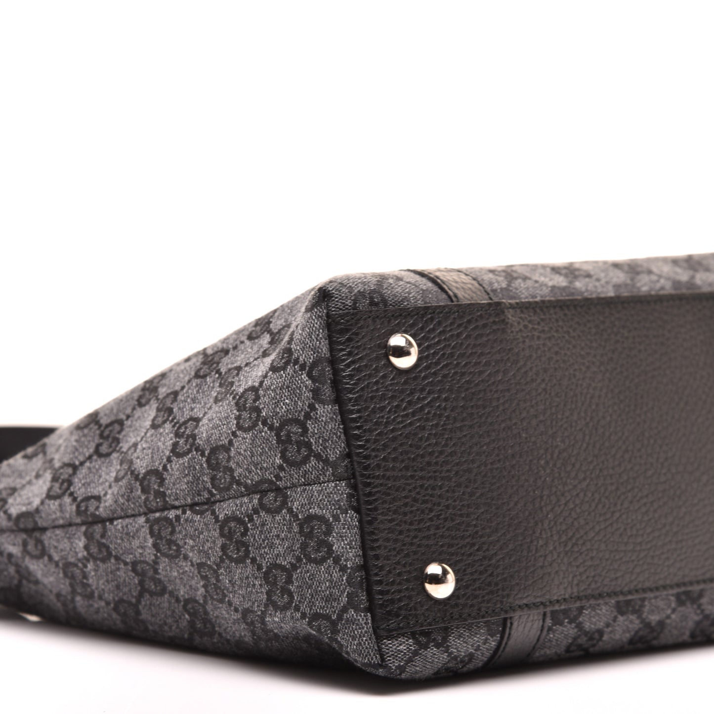 Denim Monogram Abbey Medium Tote Navy