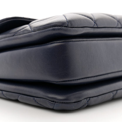 Chanel Lambskin Quilted Small Trendy CC Flap Dual Handle Bag Navy 10 of 12