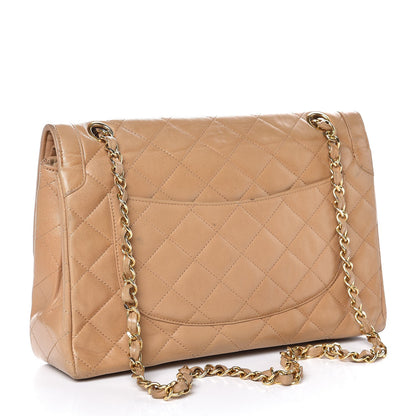 Chanel Lambskin Quilted Medium Single Flap Beige 4 of 22