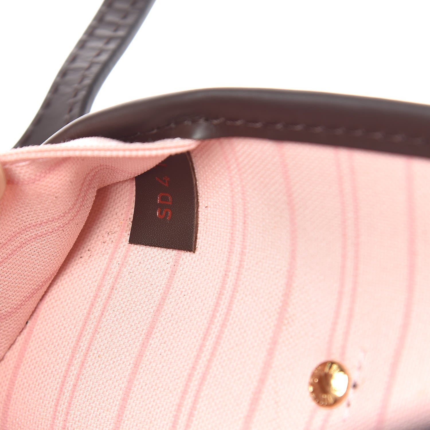 Louis Vuitton Damier Ebene Neo Neverfull MM Rose Ballerine 9 of 12