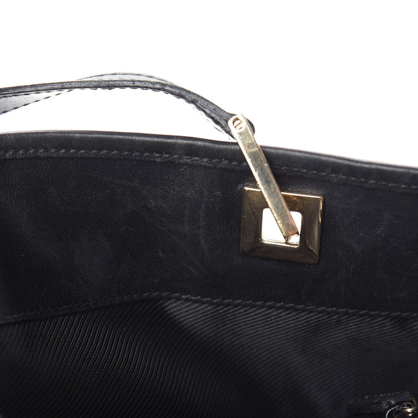 Monogram Small Bucket Tote Black