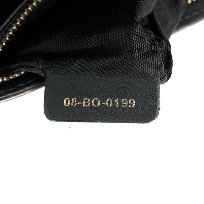 Christian Dior Metallic Patent Micro-Cannage Diorama Wallet on Chain Pouch Gold 7 of 10