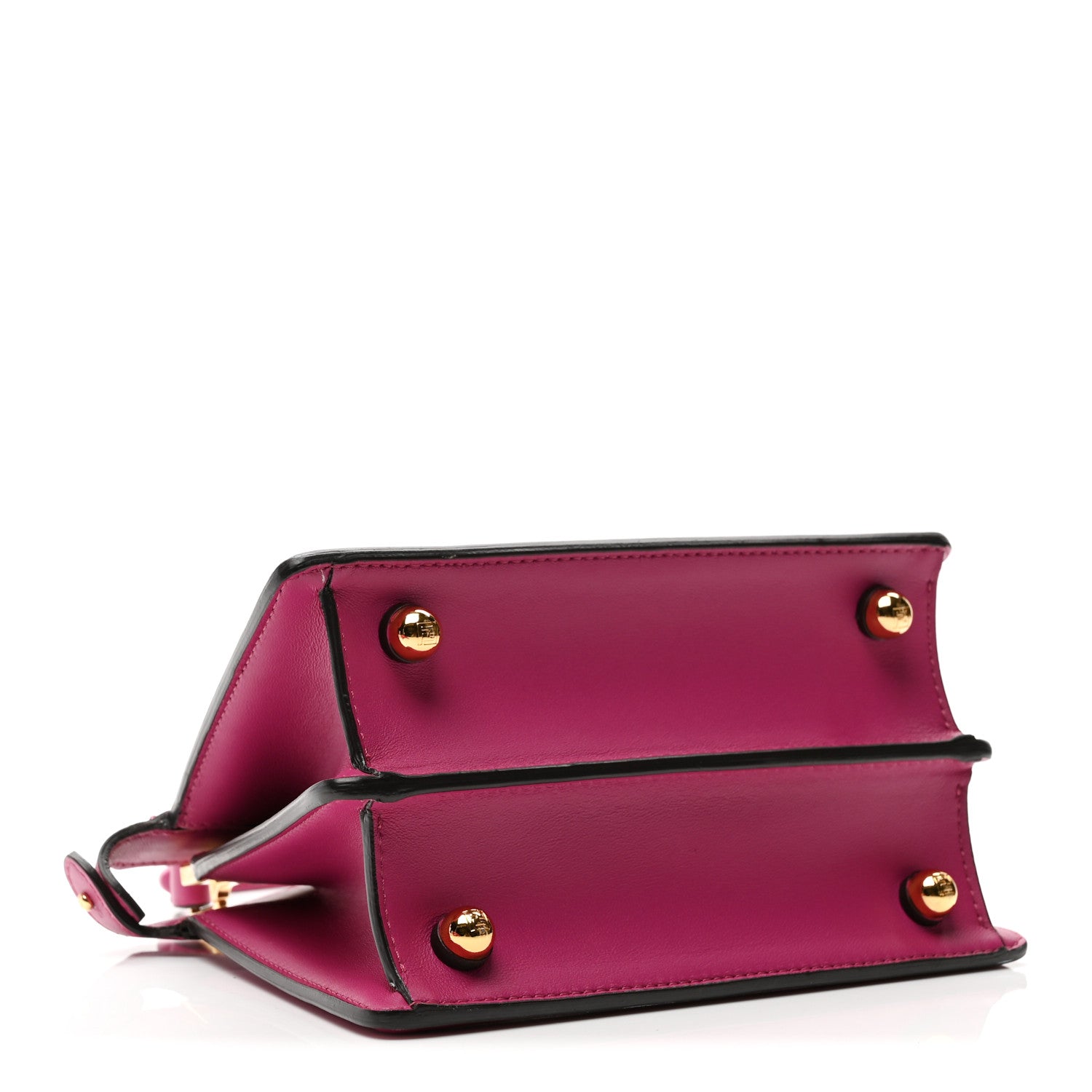 Fendi Shiny Nappa Petite Peekaboo I SEE U Satchel Ciclamino Pilar 4 of 10
