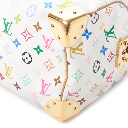 Louis Vuitton Monogram Multicolor Speedy 30 White 5 of 9