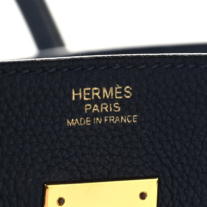 Hermes Togo Birkin 30 Bleu Nuit 6 of 16