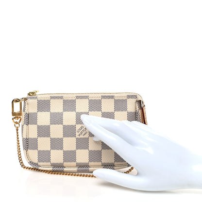 Louis Vuitton Damier Azur Mini Pochette Accessories 2 of 7