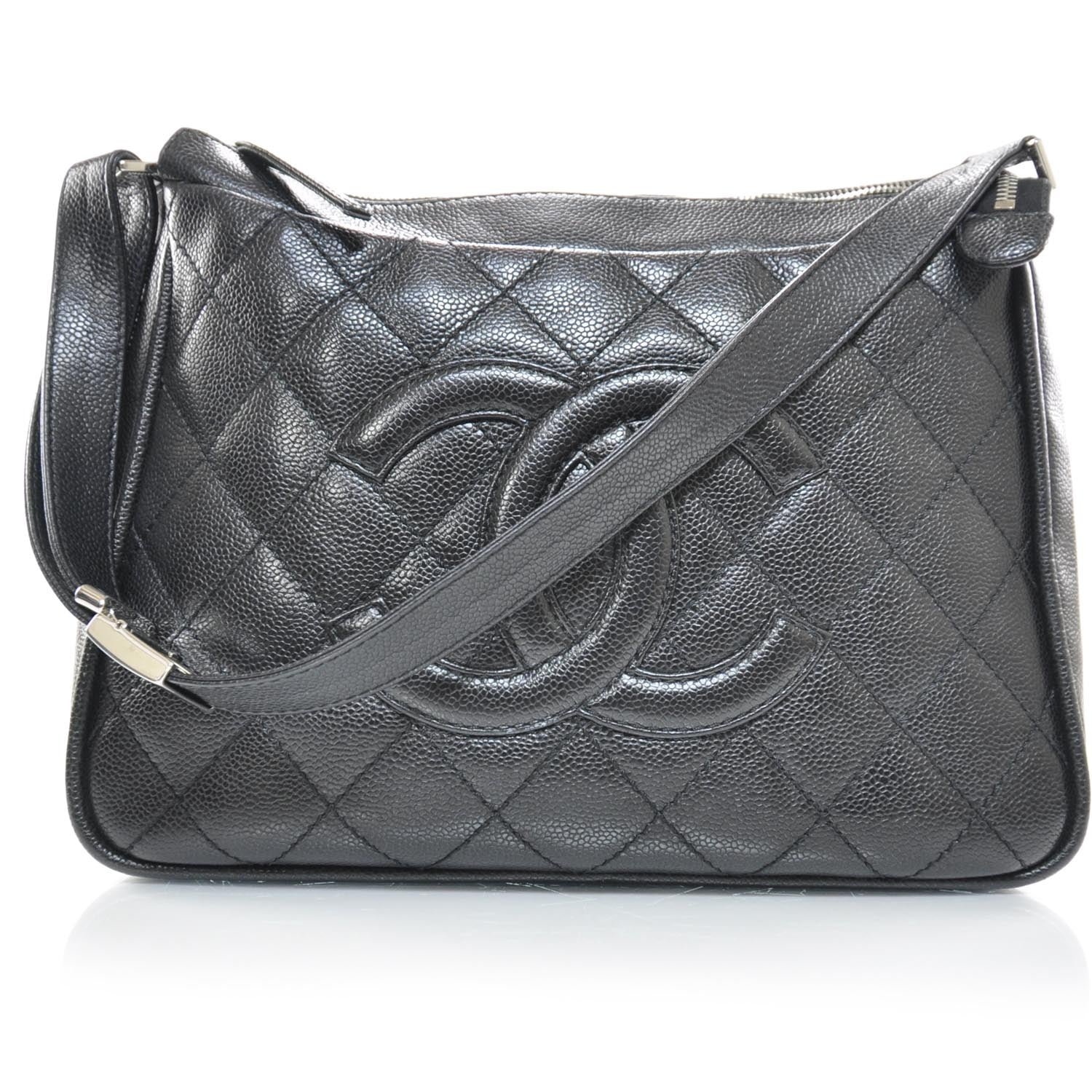 Chanel Caviar Quilted Shoulder Bag Black 1 of 9