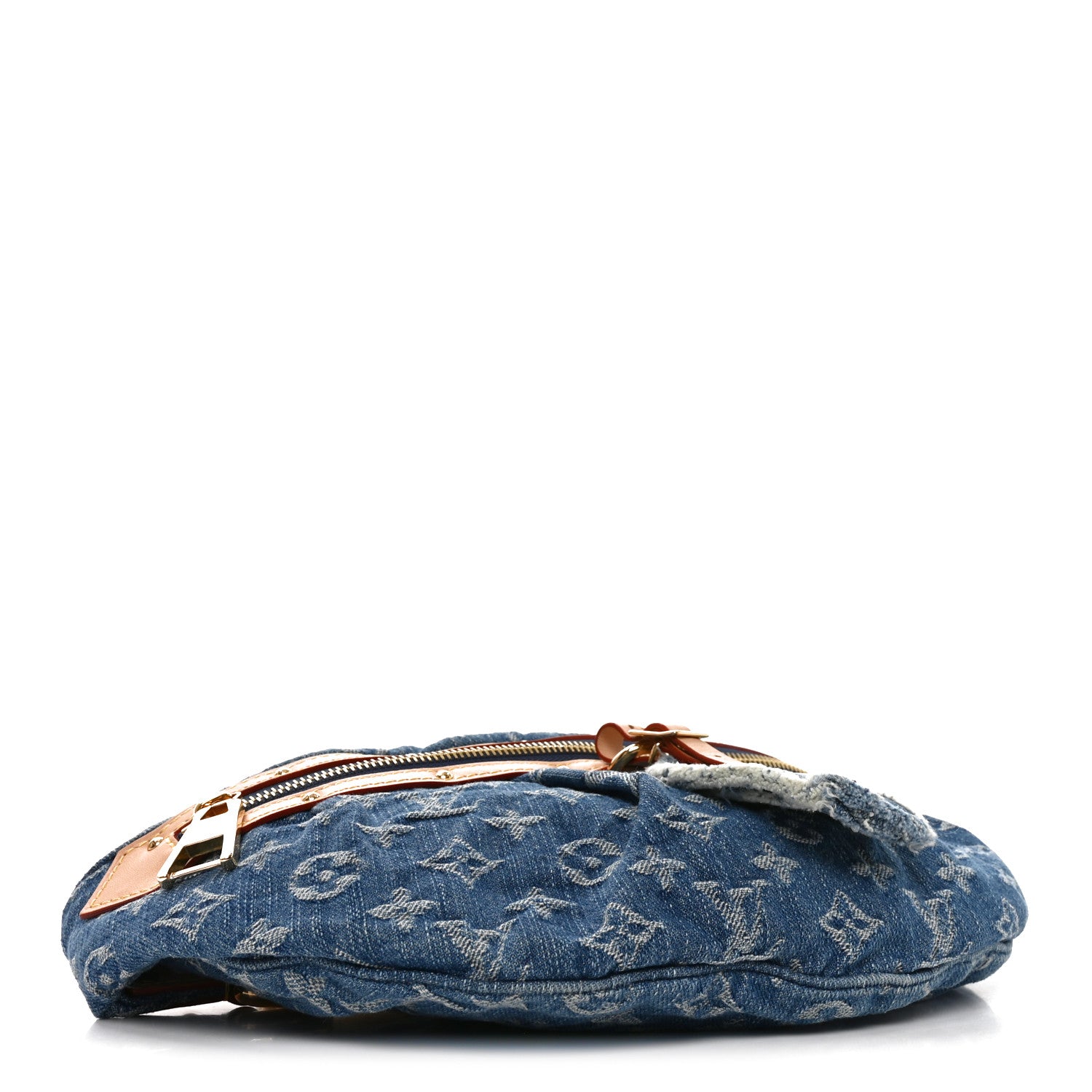 Louis Vuitton Monogram Denim High Rise Bumbag Blue 3 of 8