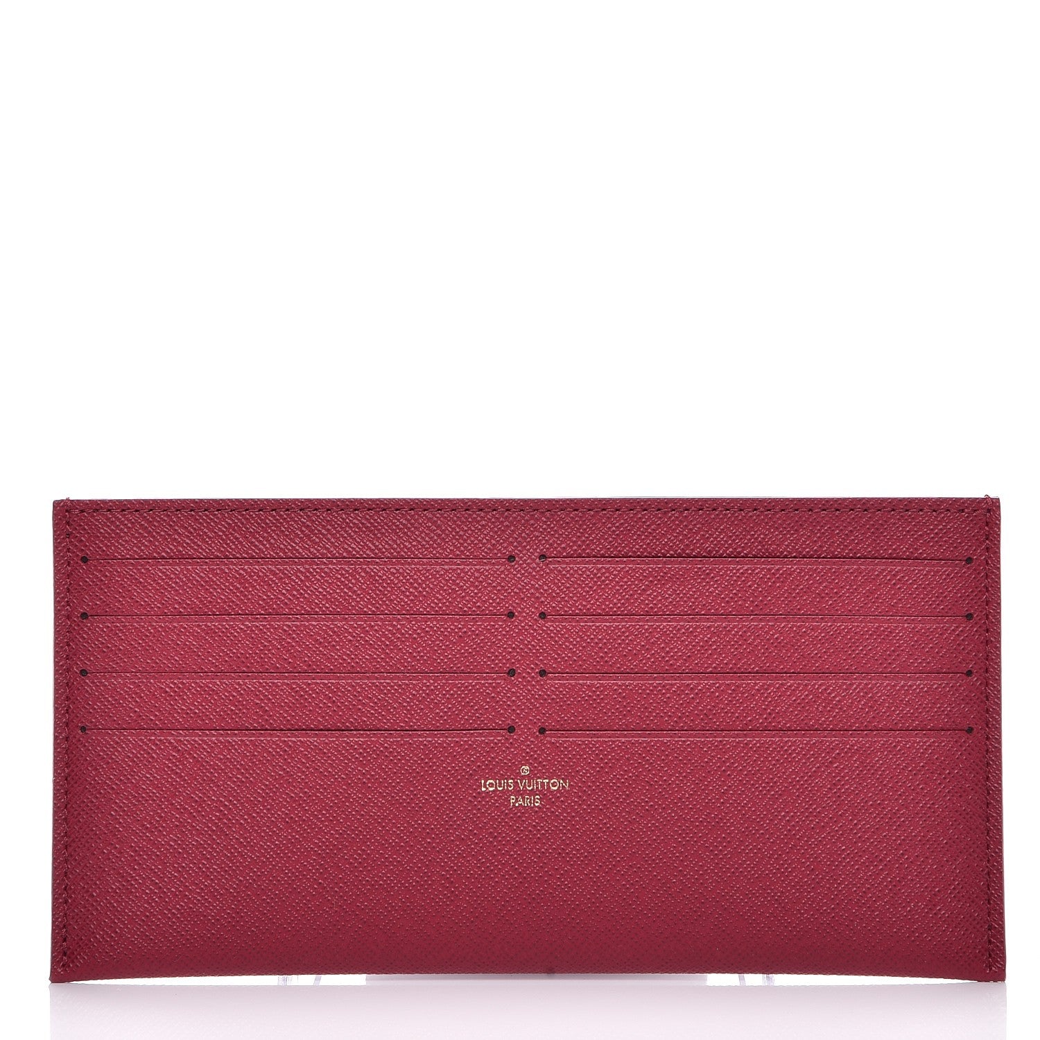 Louis Vuitton Calfskin Felicie Card Holder Insert Fuchsia 1 of 6