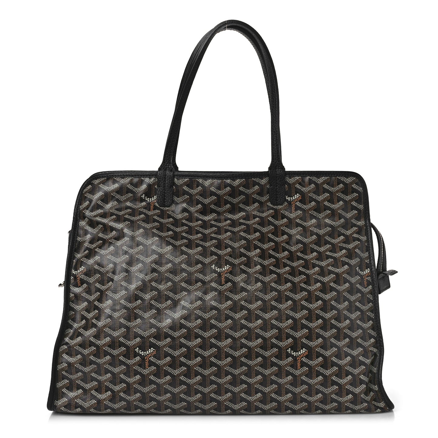 Goyardine Sac Hardy Pet Carrier PM Black