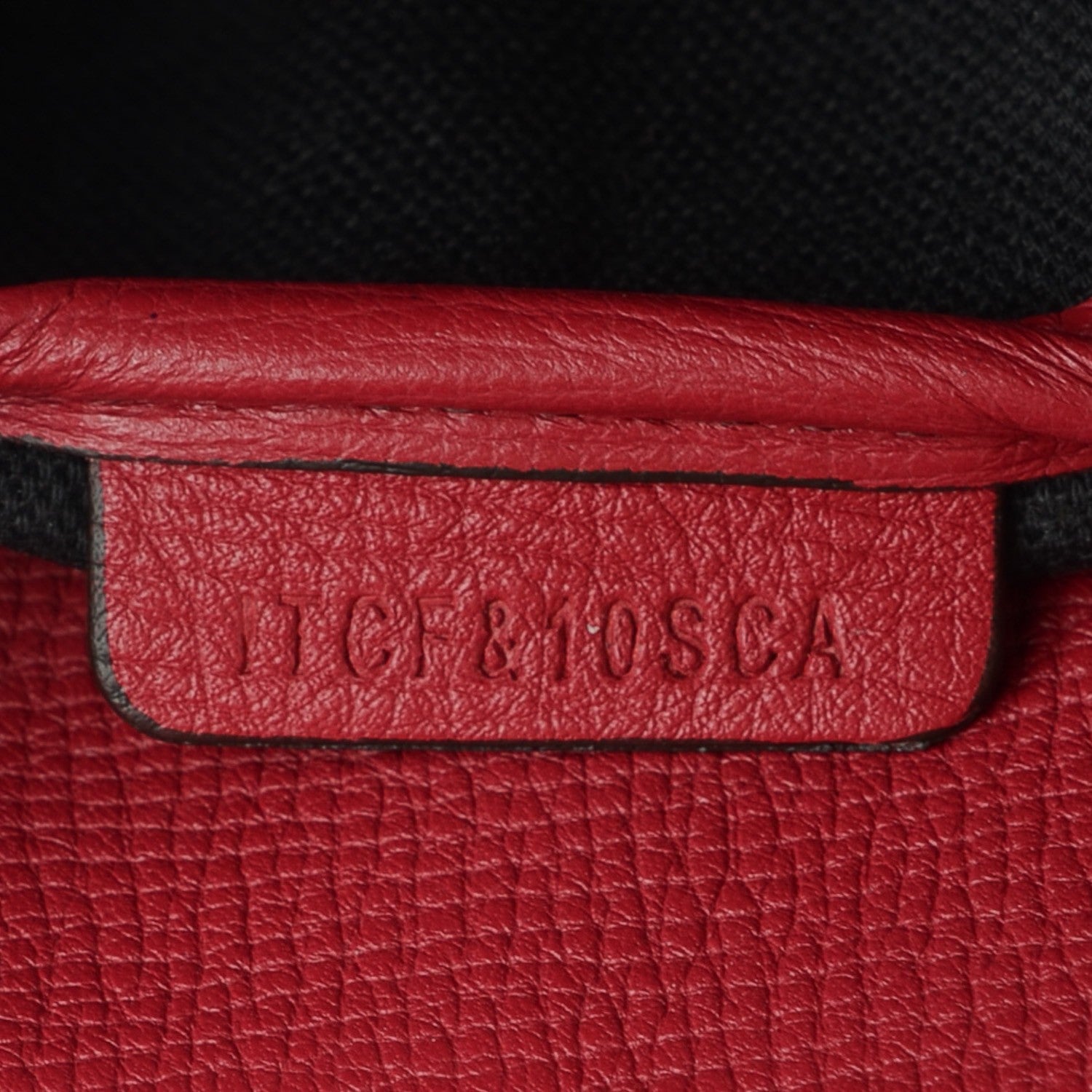 Burberry Grainy Calfskin House Check Small Banner Tote Russet Red 10 of 11