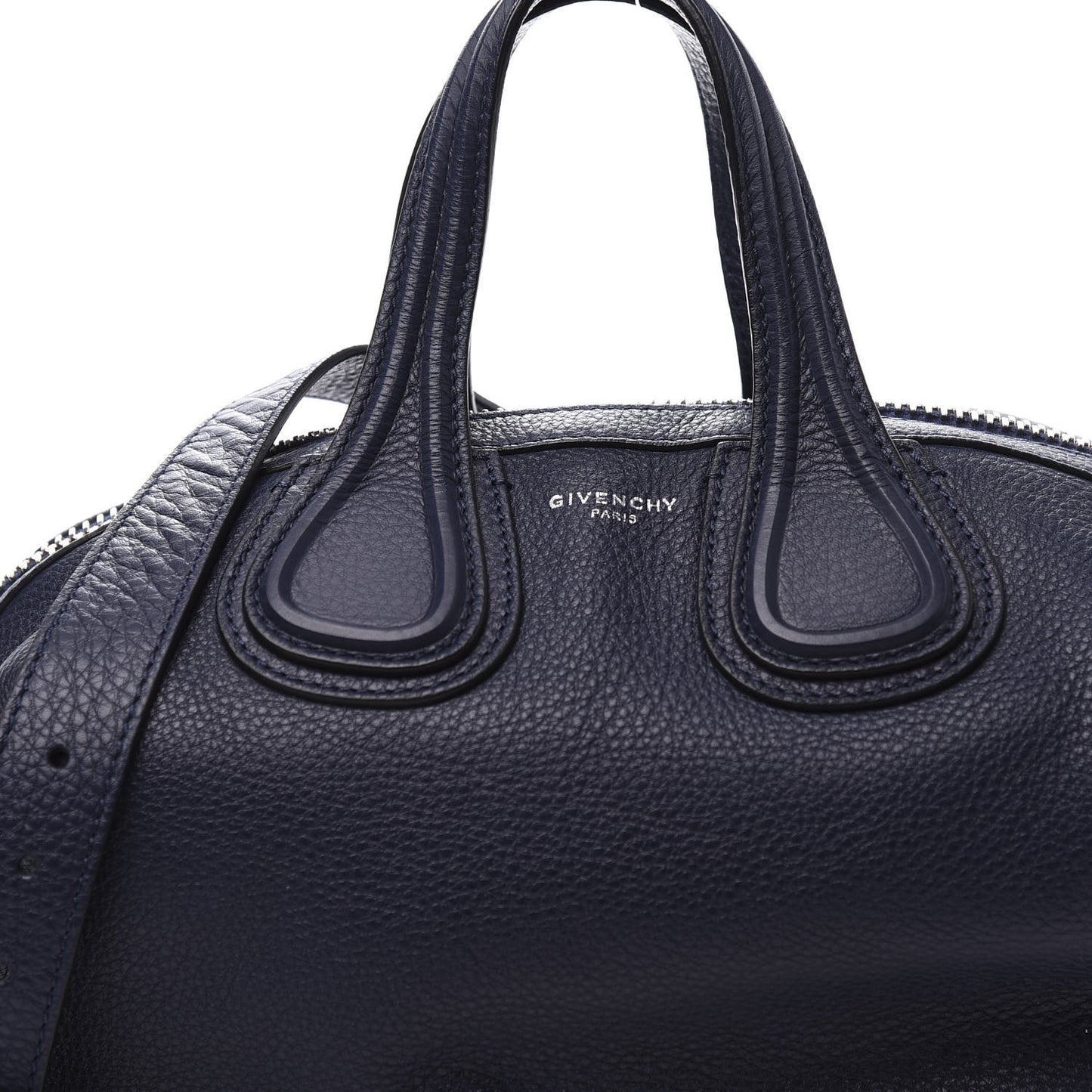 Pebbled Calfskin Small Nightingale Night Blue