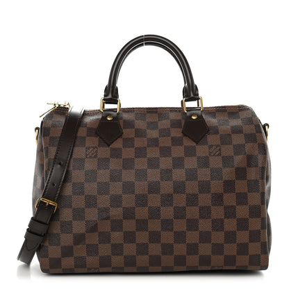 Louis Vuitton Damier Ebene Speedy Bandouliere 30 1 of 10