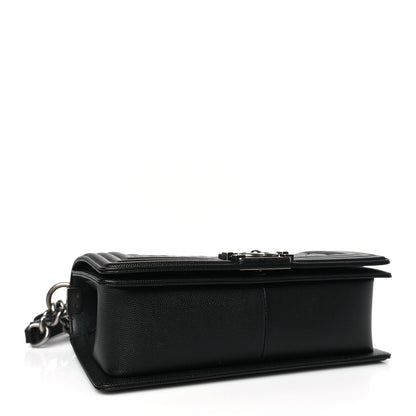 Chanel Caviar Quilted Medium Boy Flap Black 4 of 9
