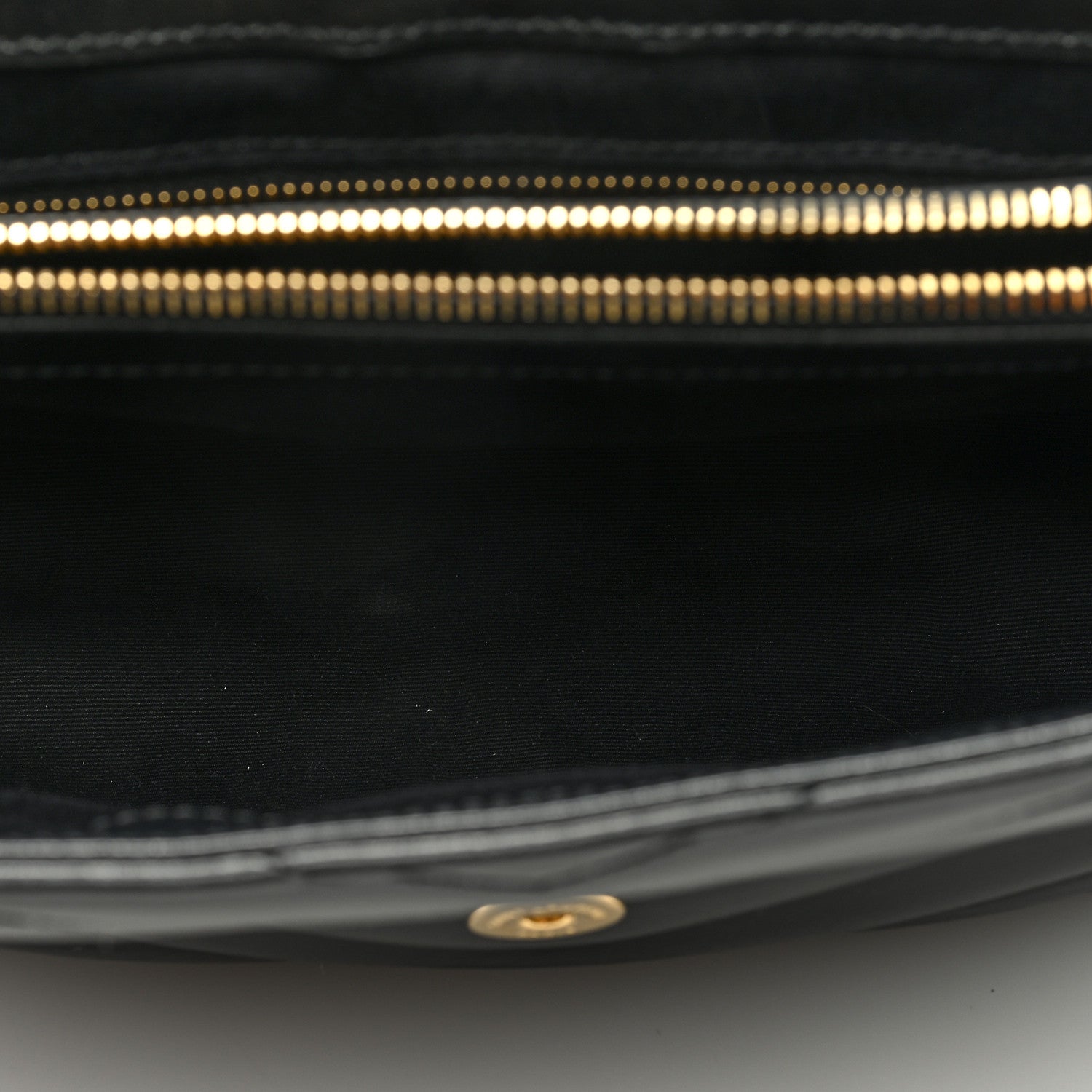Saint Laurent Calfskin Y Quilted Monogram Medium Loulou Chain Satchel Black 5 of 8