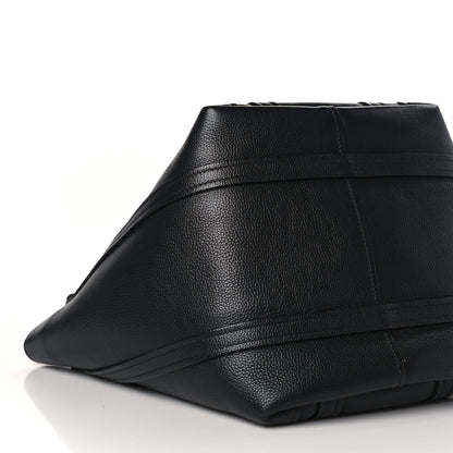 Balenciaga Grained Calfskin XL Everyday North South Shoulder Tote Bag Black 7 of 8