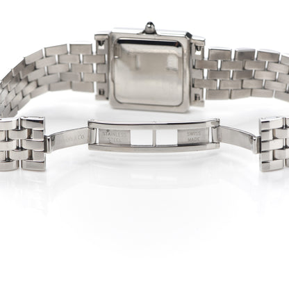 Tiffany Stainless Steel 24mm Classic Square Quartz Watch 4 of 5