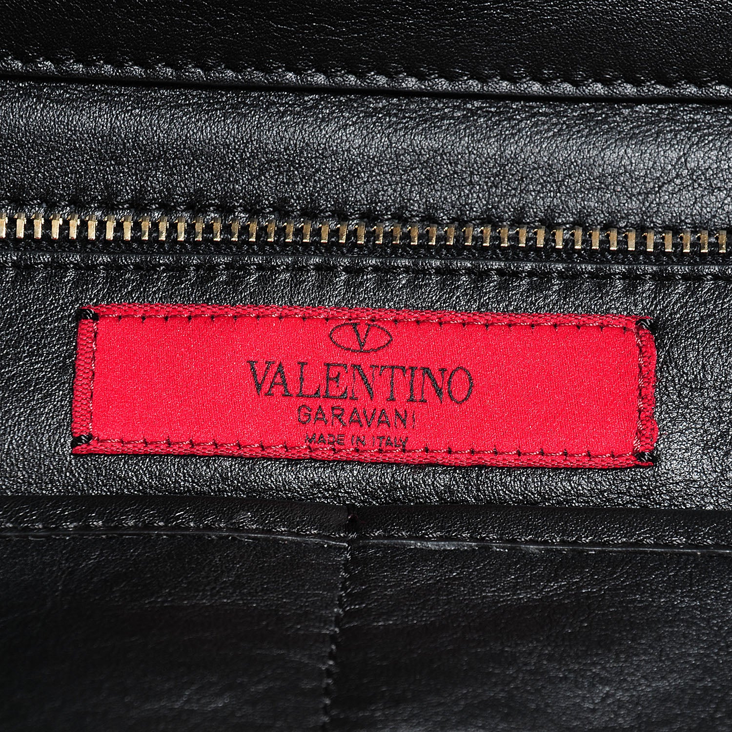 Valentino Garavani Vitello Medium Rockstud Tote Black 7 of 8