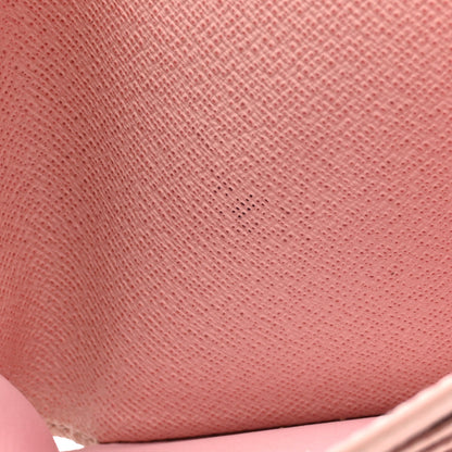 Louis Vuitton Damier Azur Victorine Wallet Rose Ballerine 8 of 13