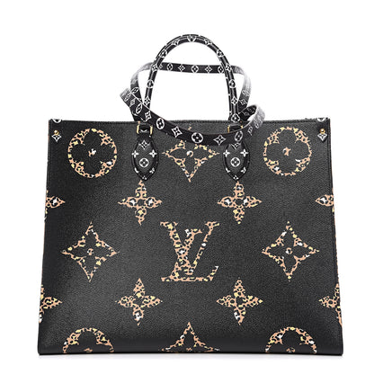 Louis Vuitton Monogram Giant Jungle Onthego GM Black 1 of 9