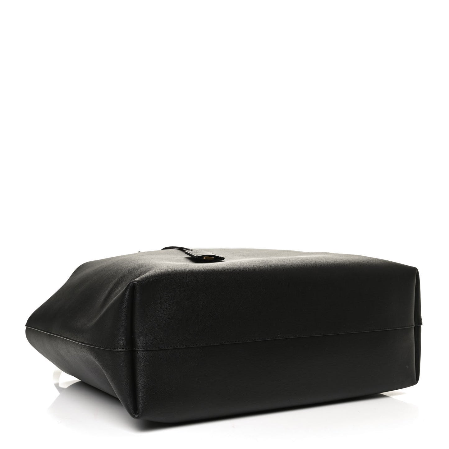 Calfskin Large Shopping Tote Black