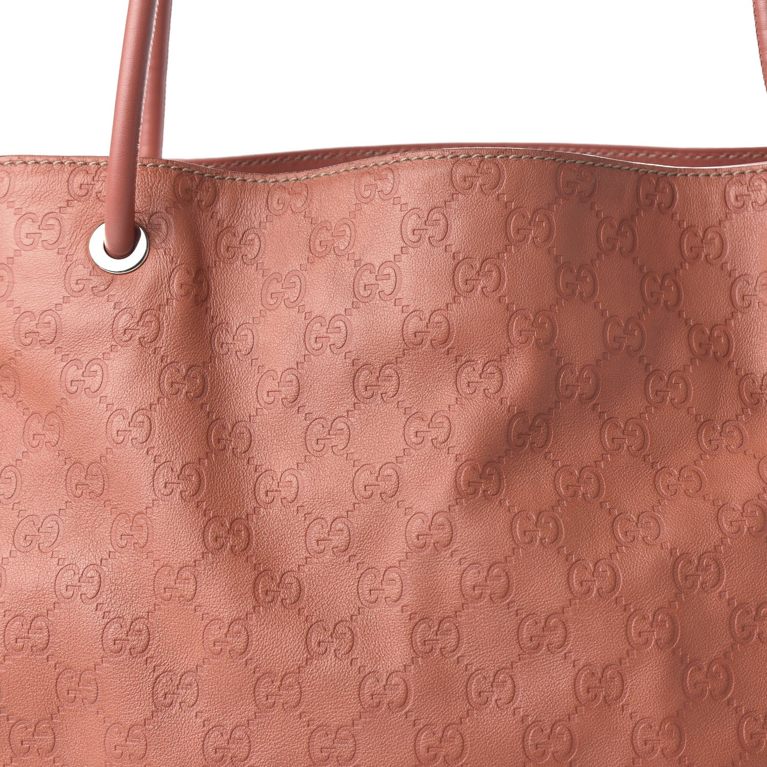 Gucci Guccissima Large Gifford Shopping Tote Soft Pink 10 of 10